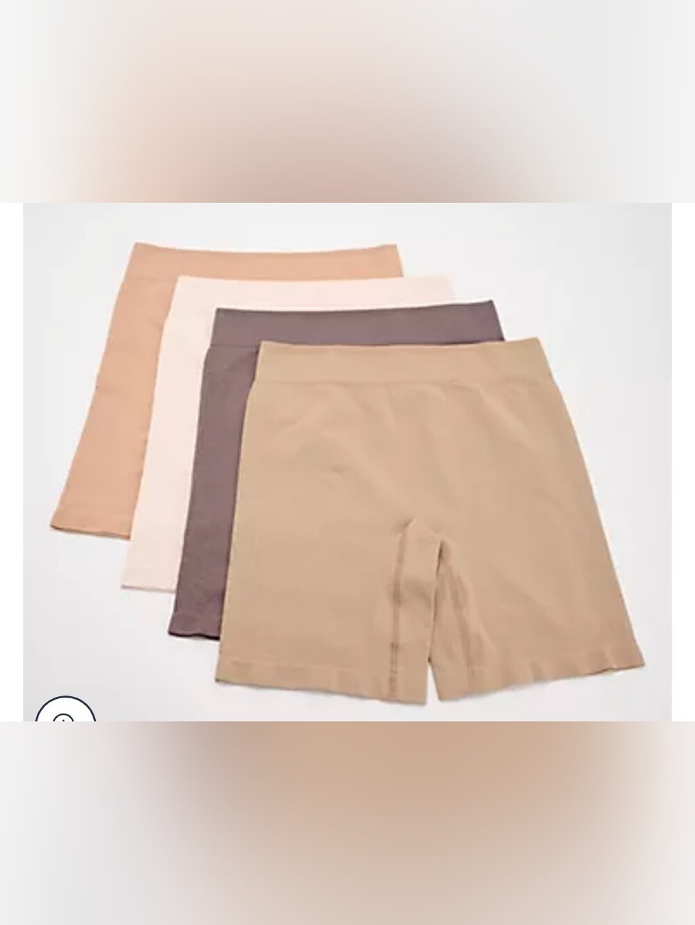 Breezies Cooling Comfort Seamless Long Leg Panty- Tonal 4-Pack